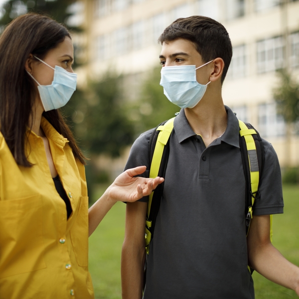 latino mom and son