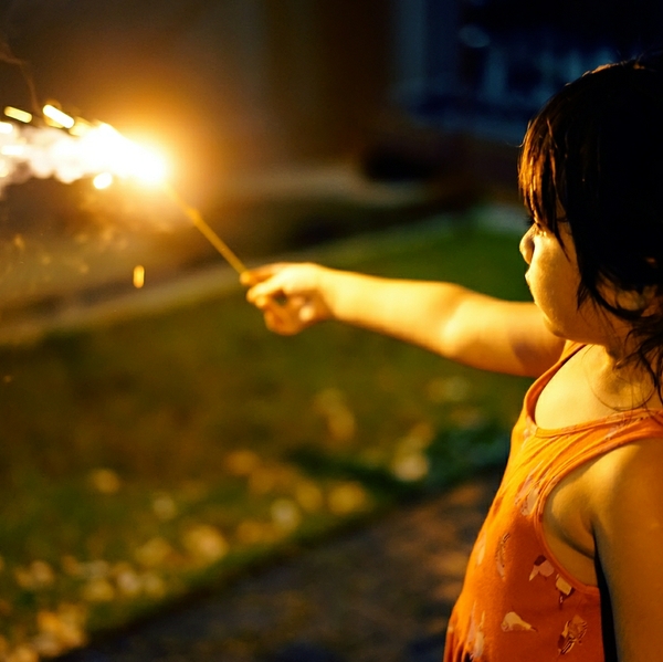 Sparklers fourth of july celebration holidays
