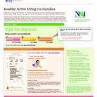 Fact Sheet - Healthy Active Living For Families