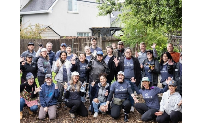 300 Blue Shield of California Volunteers Rolled up Their Sleeves to Honor Cesar Chavez and Dolores Huerta