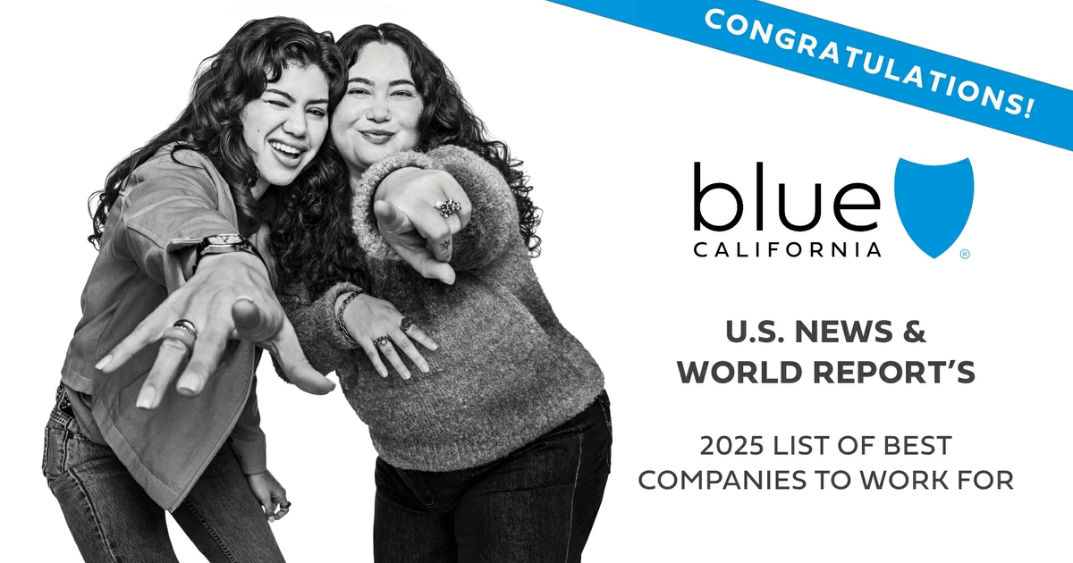 Blue Shield of California Recognized as a 2025 U.S. News & World Report Best Company to Work For