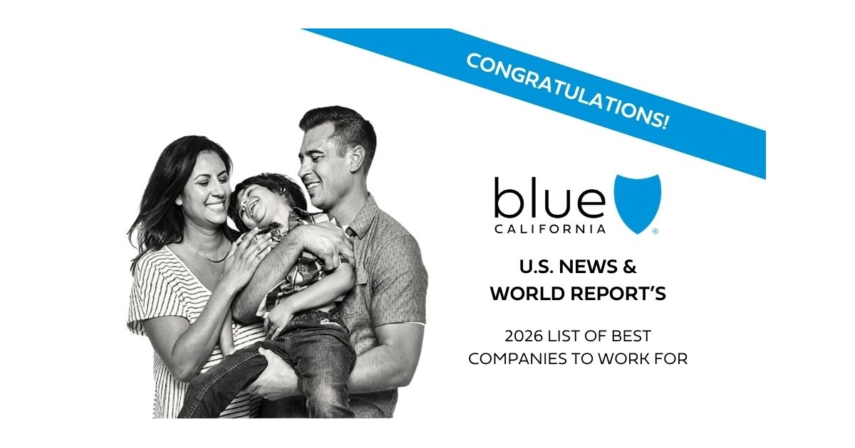 Blue Shield of California Recognized as a 2026 U.S. News & World Report Best Company to Work For