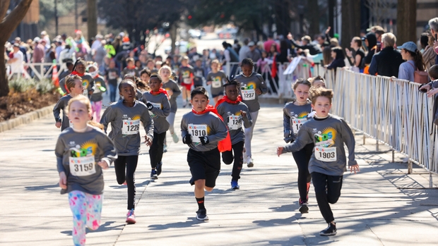 Over 4,000 Children Running in the 2023 Blue Cross and Blue Shield of Alabama Kids Mercedes-Benz Marathon