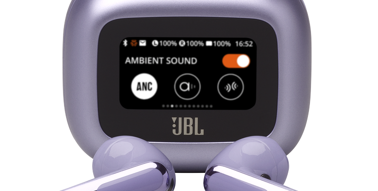 01.JBL_Live Flex 3_Product Image_Charg Case Feat_Purple