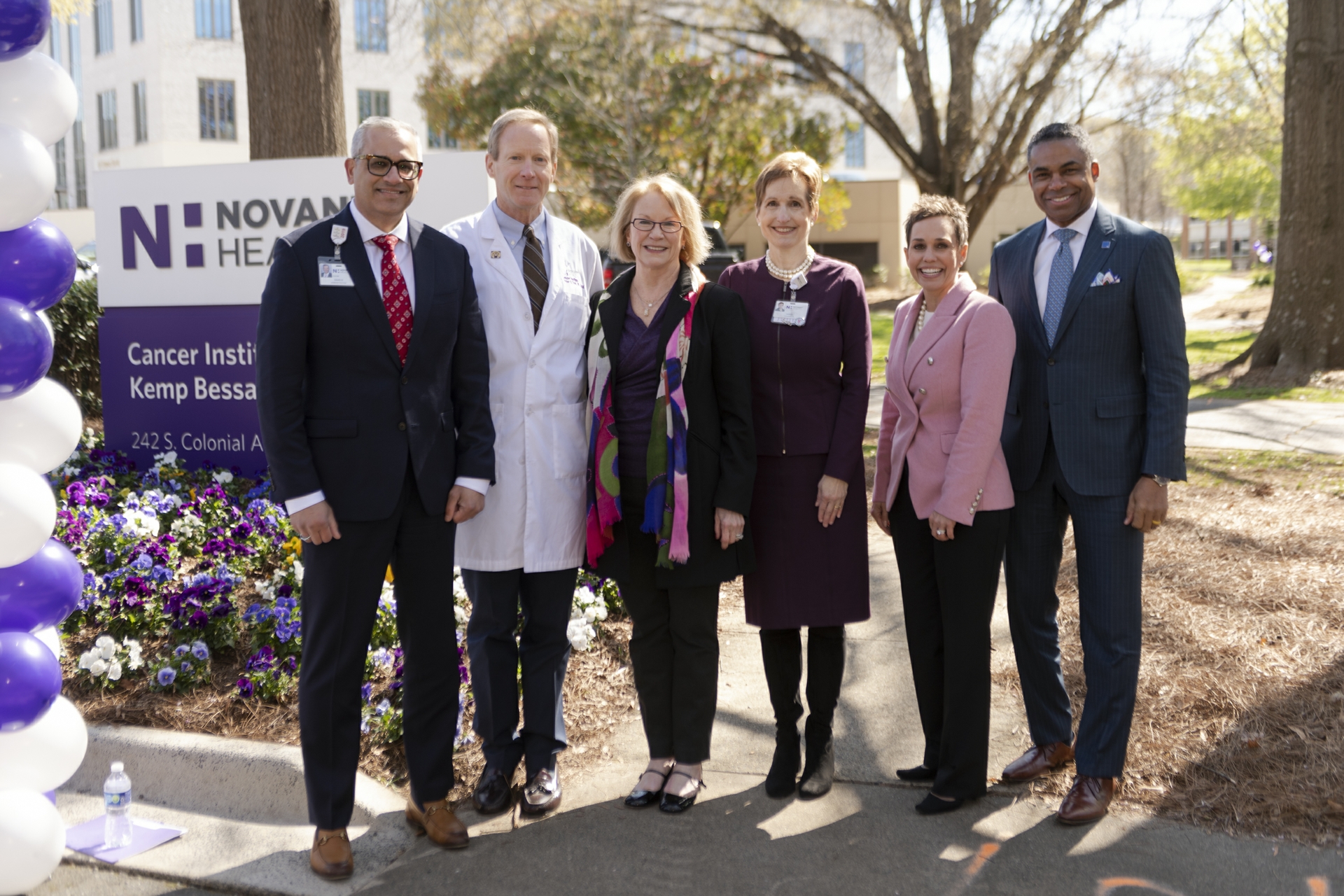 Novant Health, Bank of America leaders and Cathy Bessant