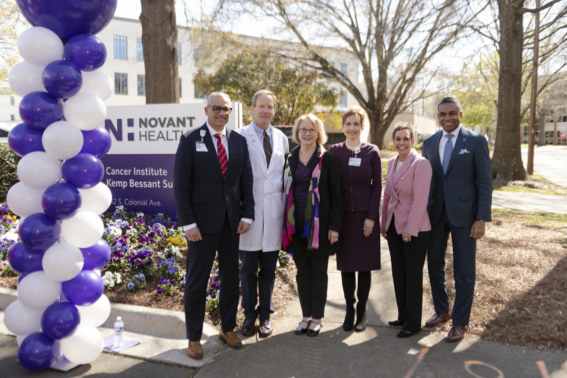 Novant Health, Bank of America leaders and Cathy Bessant