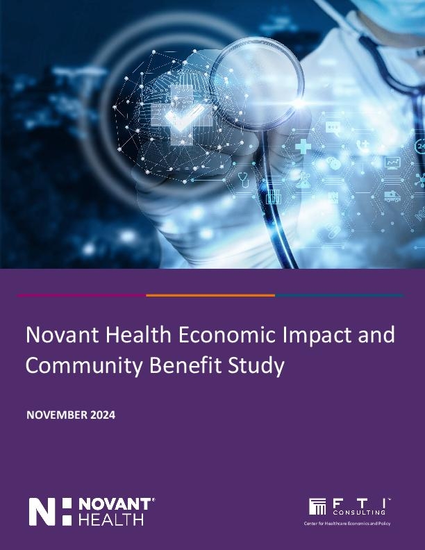2024 Novant Health Economic Impact Community Benefit Study
