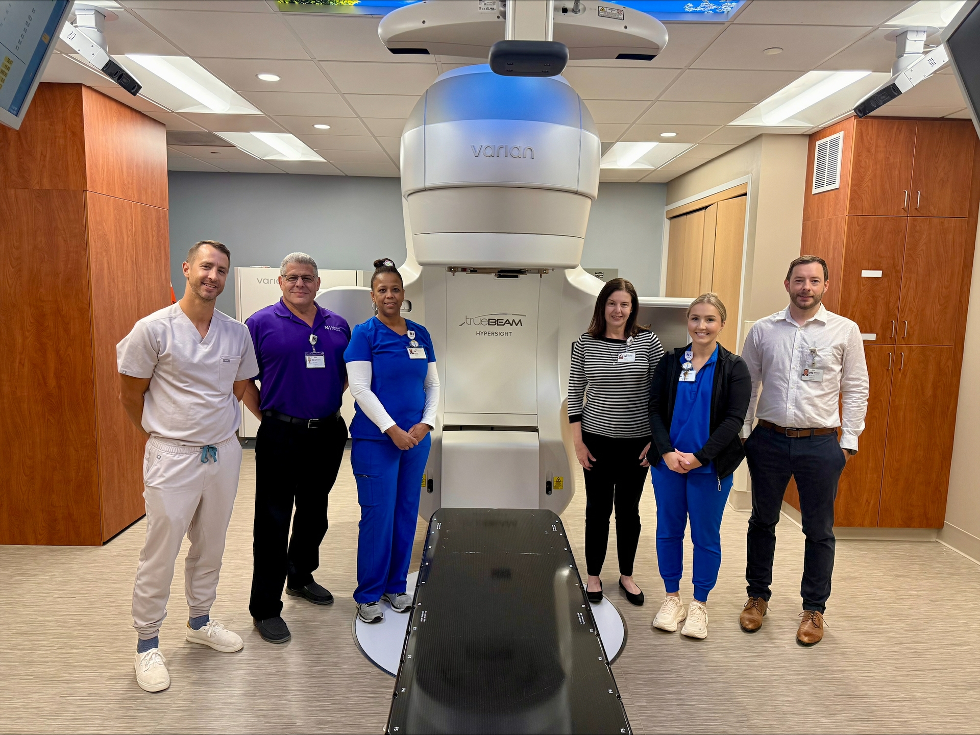 Novant Health radiation therapy team