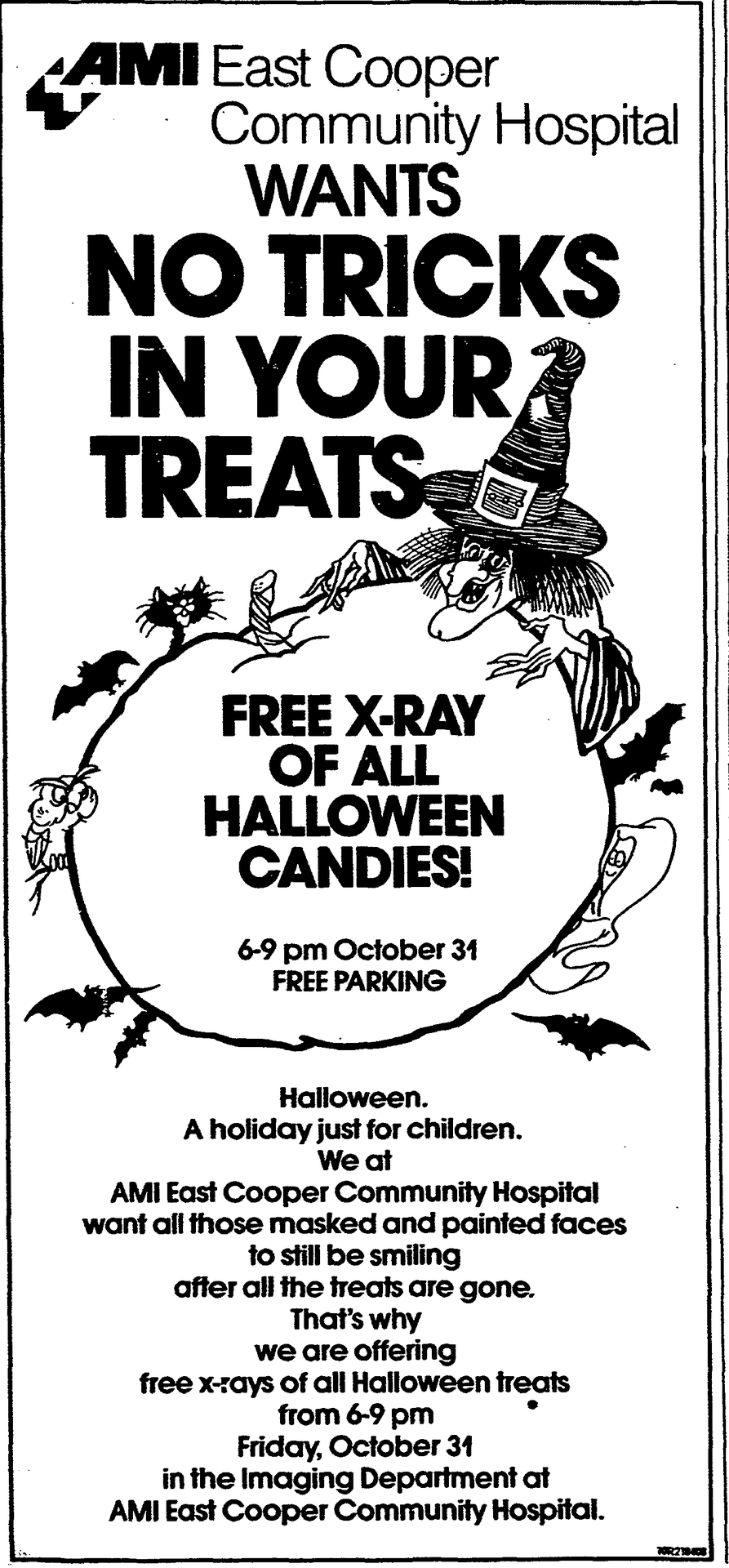 Newspaper Ad Halloween