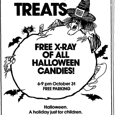 Newspaper Ad Halloween