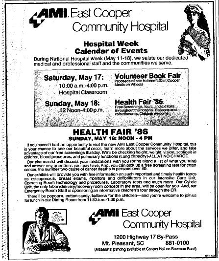 1986 Hospital Week