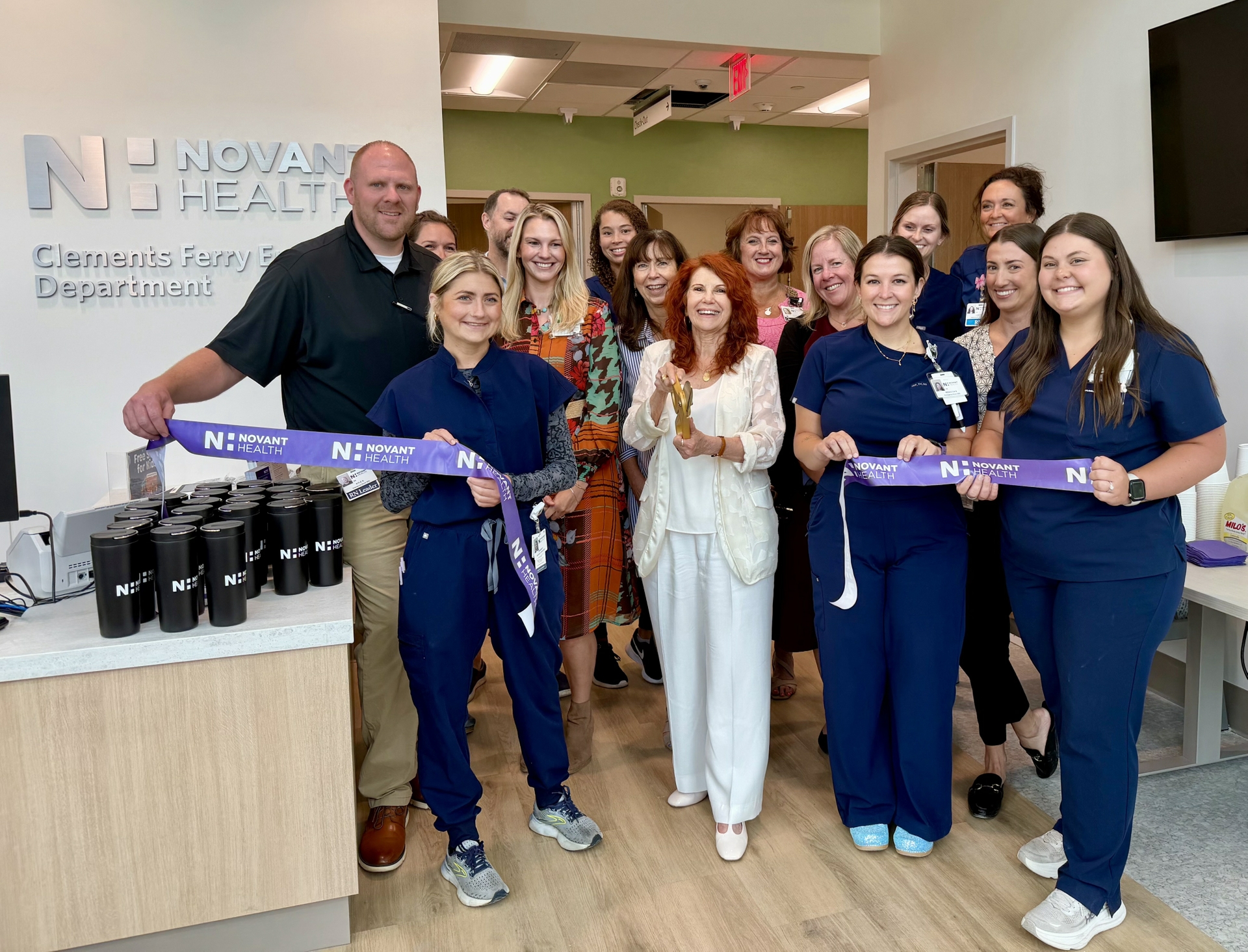 Novant Health Clements Ferry Emergency Department Ribbon Cutting