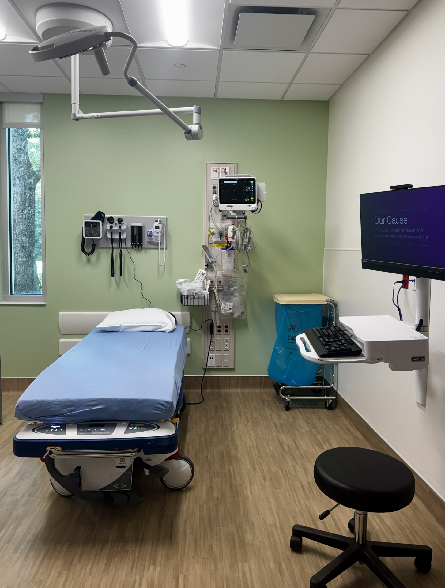 Novant Health Clements Ferry Emergency Department Exam Room