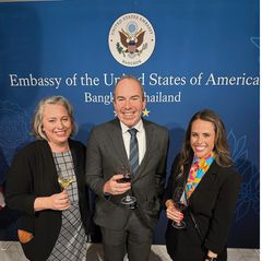 UCLA Extension leadership at the US Embassy in Thailand