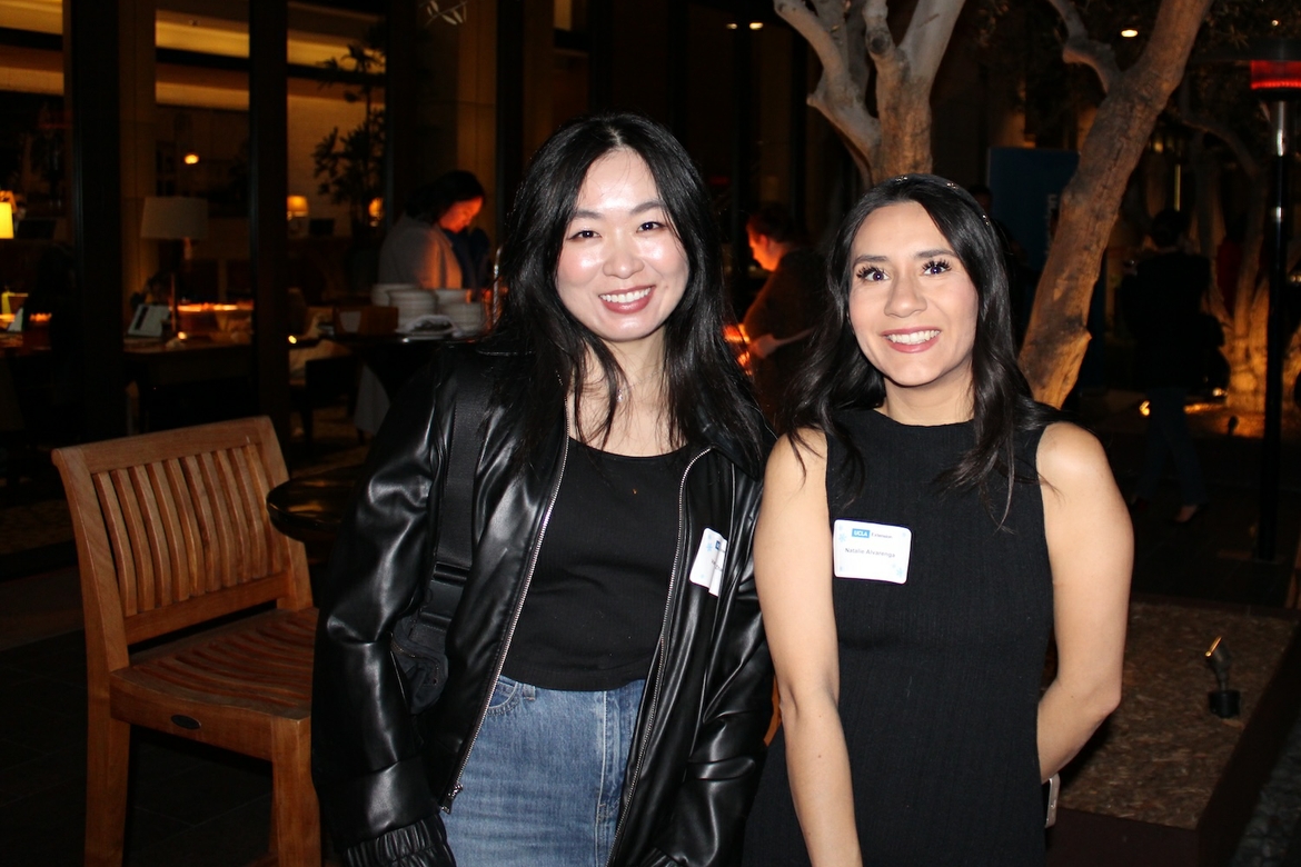 UCLA Alumni smiling for photo.