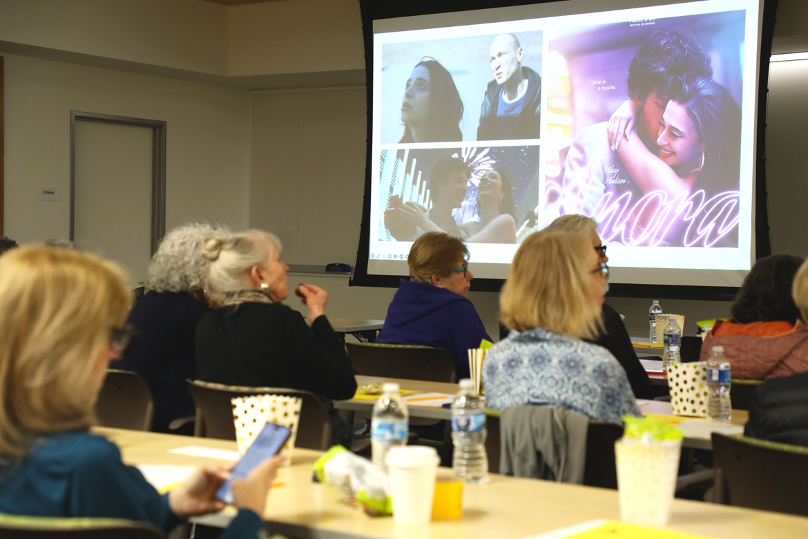 OLLI students enjoying a class on the Oscars