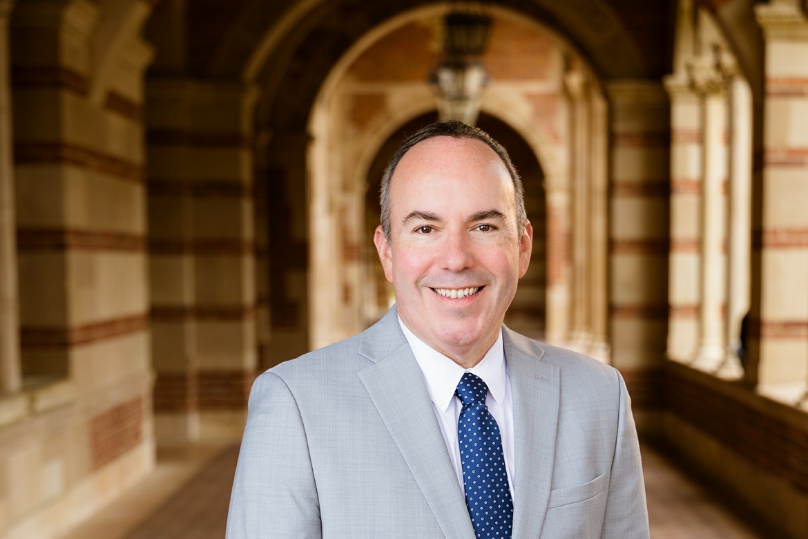  Eric Bullard smiling for photo at UCLA campus