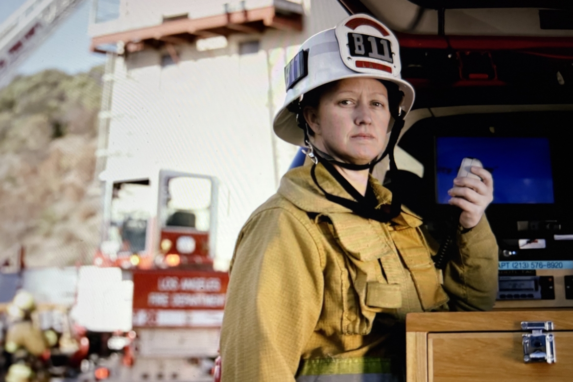 Kristina Kepner in LAFD uniform