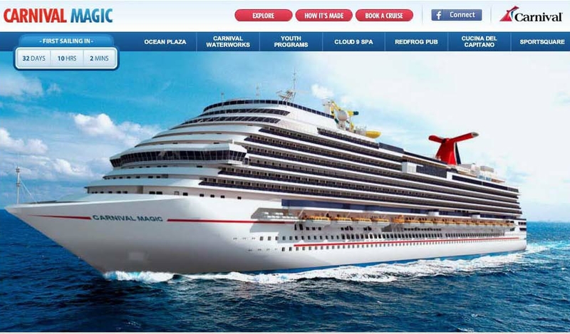 Carnival Magic Web Site