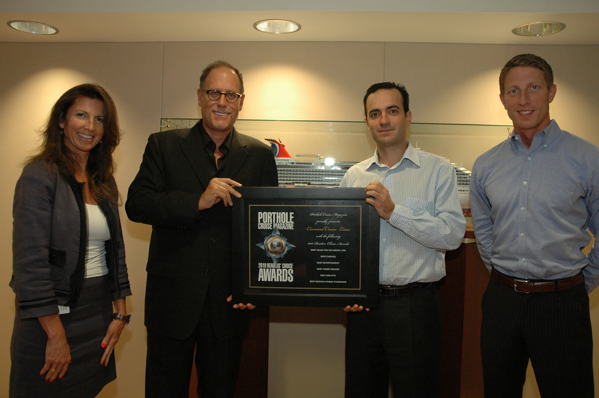 Carnival Presented with Six Porthole Readers Choice Awards