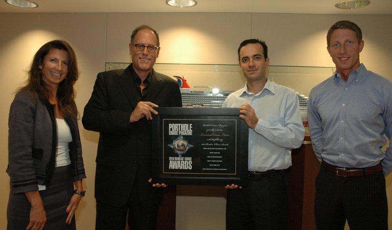 Carnival Presented with Six Porthole Readers Choice Awards