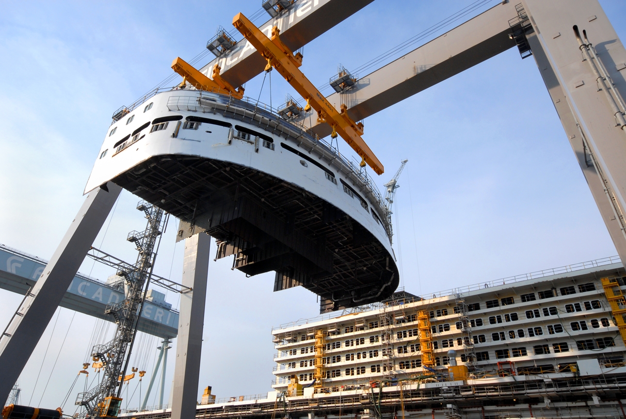 Carnival Breeze Construction Images