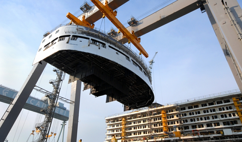 Carnival Breeze Construction Images