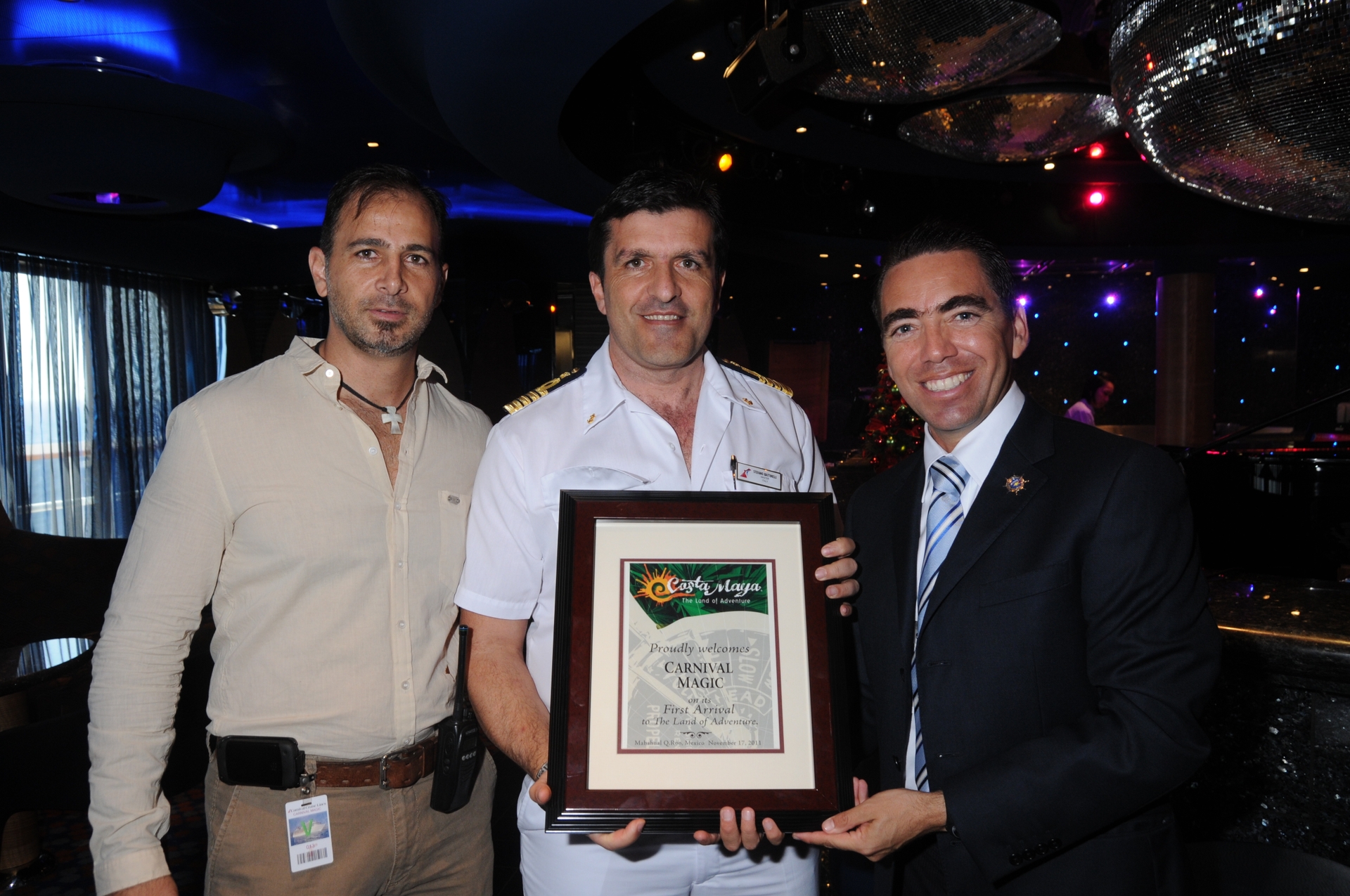 Carnival Magic's First Call in Costa Maya 