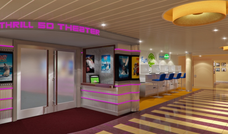 Carnival Breeze's 5D Theater 