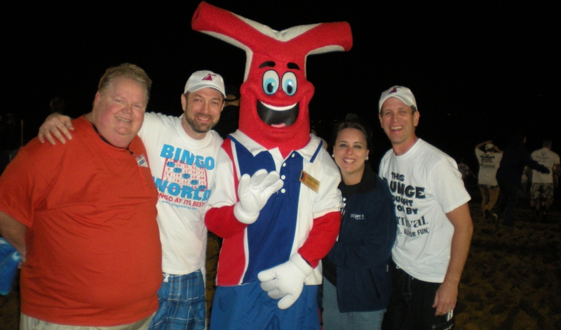 Carnival's Sales Team Gets Ready for the Polar Bear Plunge