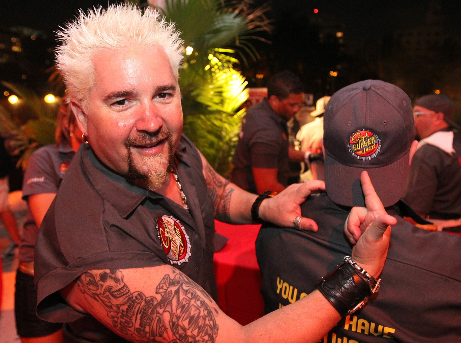 Guy Fieri at South Beach Wine and Food Festival's 2012 Burger Bash