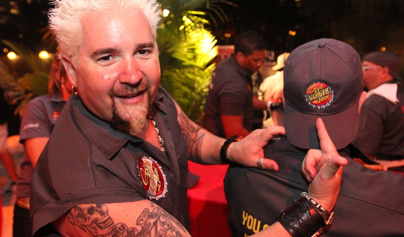 Guy Fieri at South Beach Wine and Food Festival's 2012 Burger Bash
