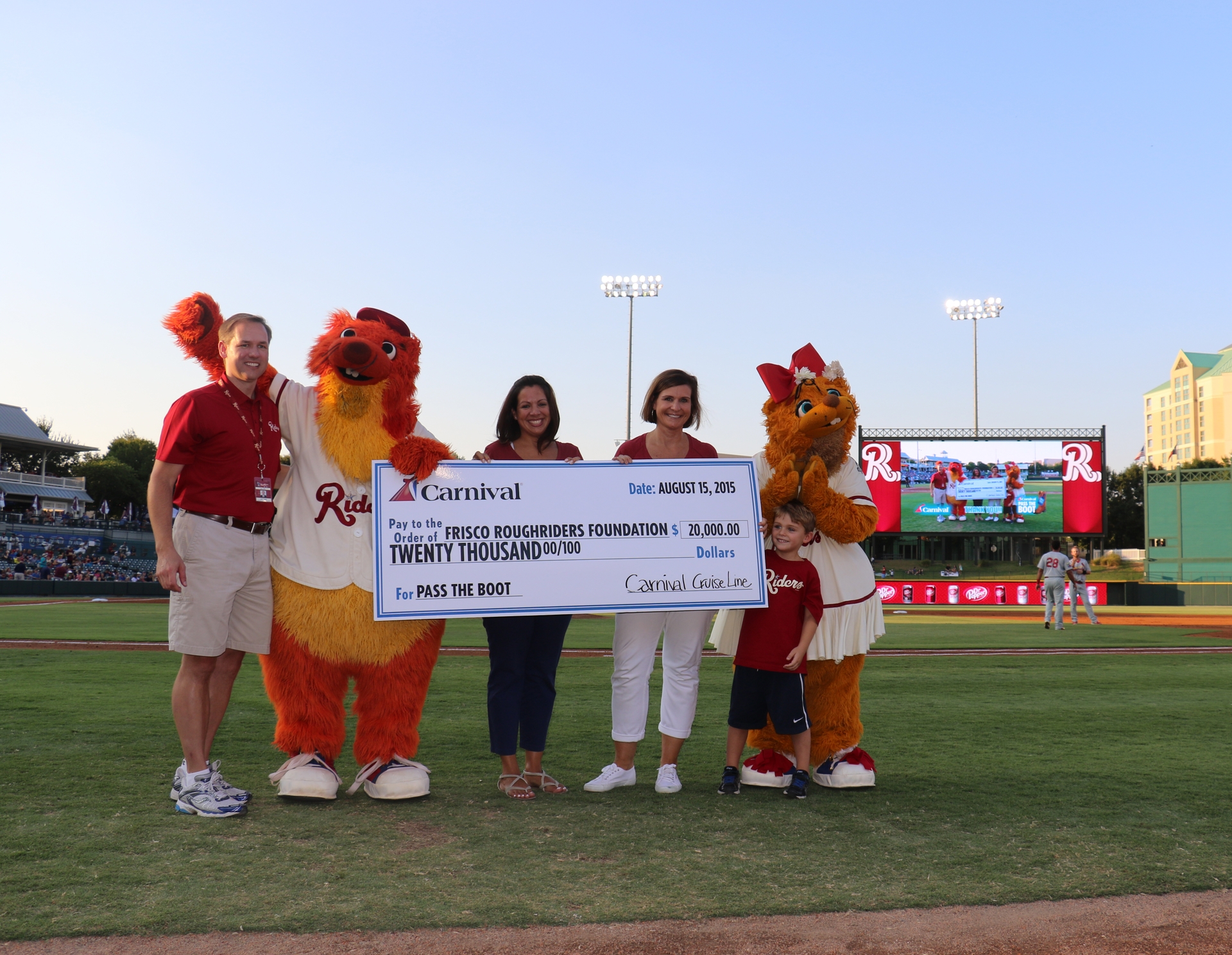 RoughRiders Donation (2015)