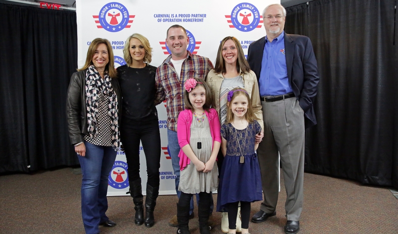 Carnival Cruise Line, Operation Homefront, And Carrie Underwood