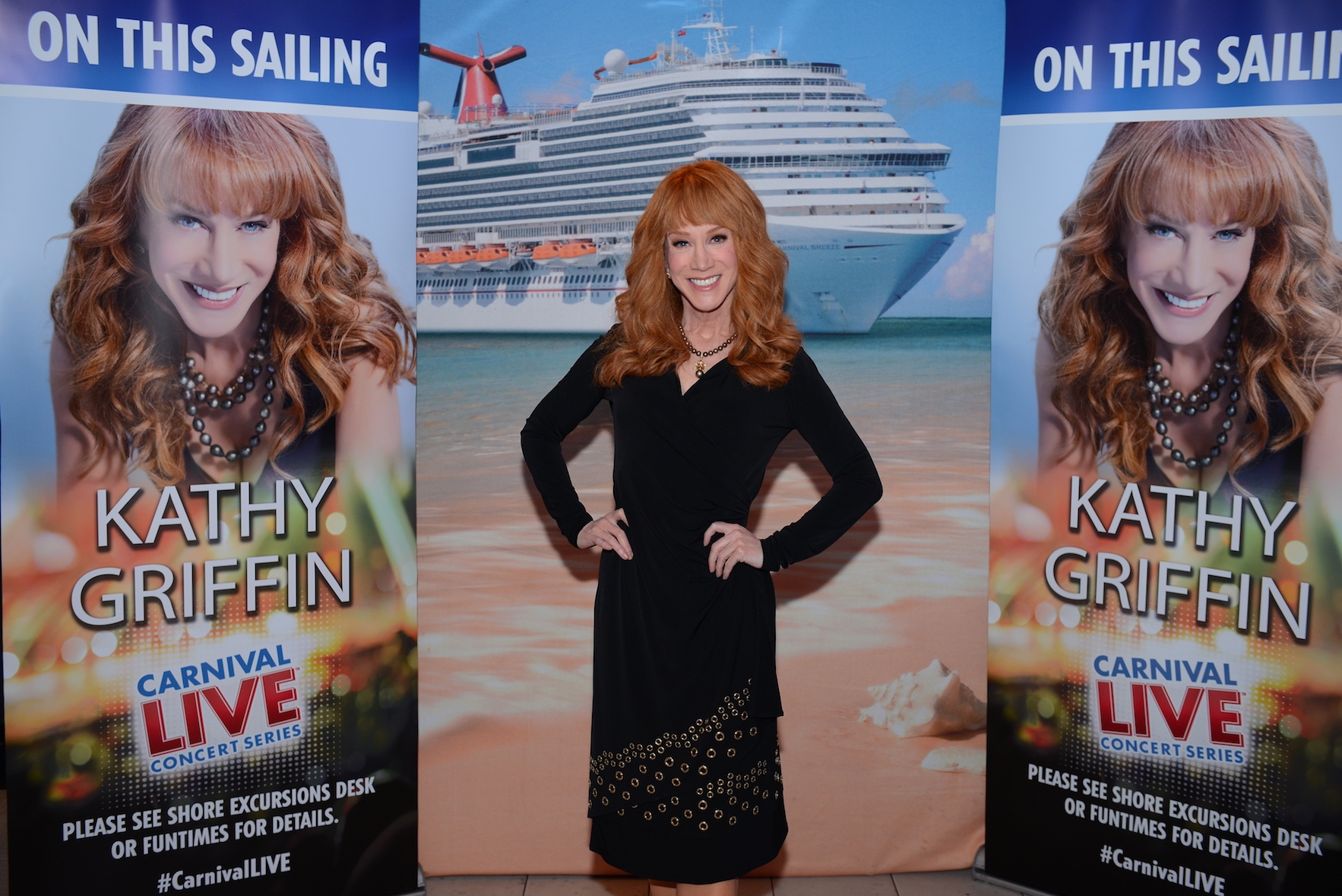 eCARNIVAL KATHY GRIFFIN STEP AND REPEAT SOLO