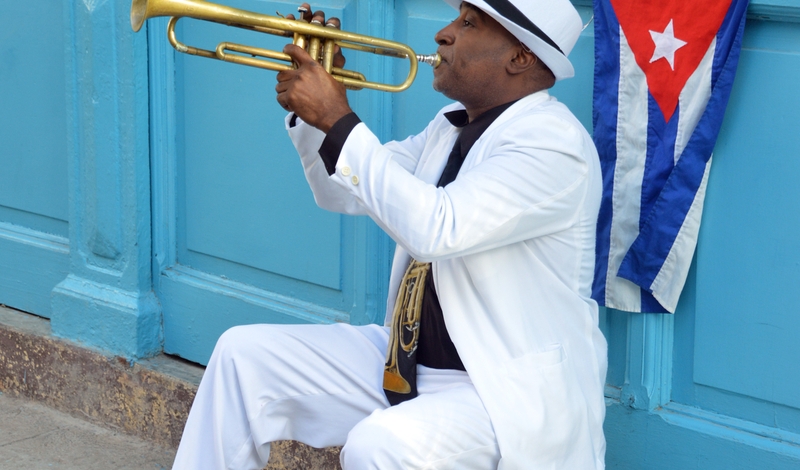 Street musician, Havana, Cuba