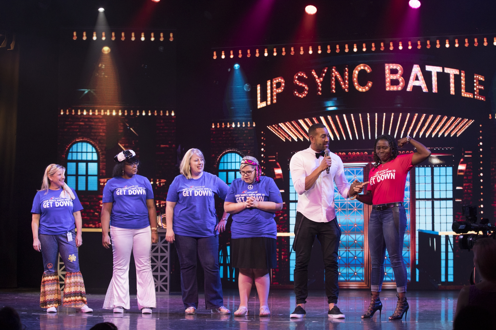 Carnival Cruise Line and New Orleans Saints Lip Sync Battle Event Onboard Carnival Dream