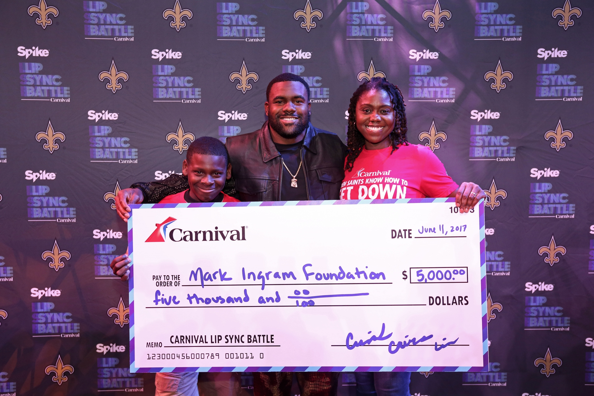 Carnival Cruise Line and New Orleans Saints Lip Sync Battle Event Onboard Carnival Dream