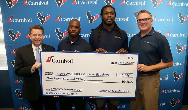 Carnival Cruise Line And Houston Texans Summer Kickoff Event