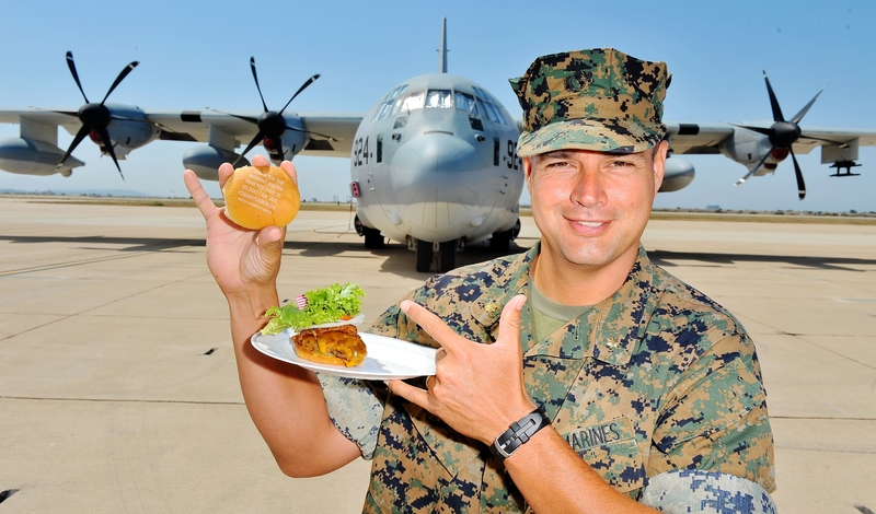Carnival Cruise Line's First Ever Socially Powered BBQ At Marine Corps Air Station Miramar in San Diego on July 5, 2017