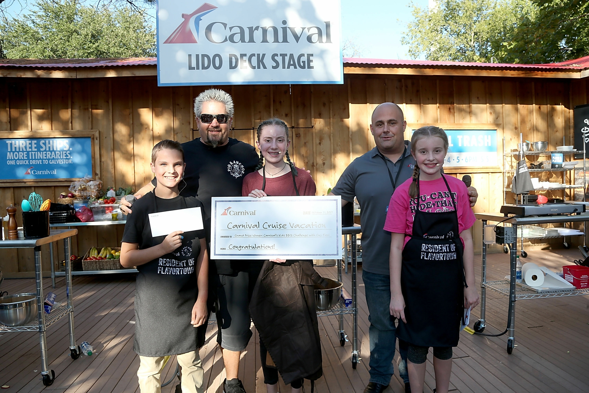Carnival Cruise Line's BBQ Challenge With Guy Fieri