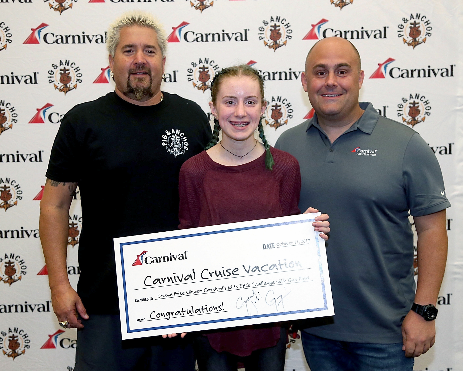 Carnival Cruise Line's BBQ Challenge With Guy Fieri
