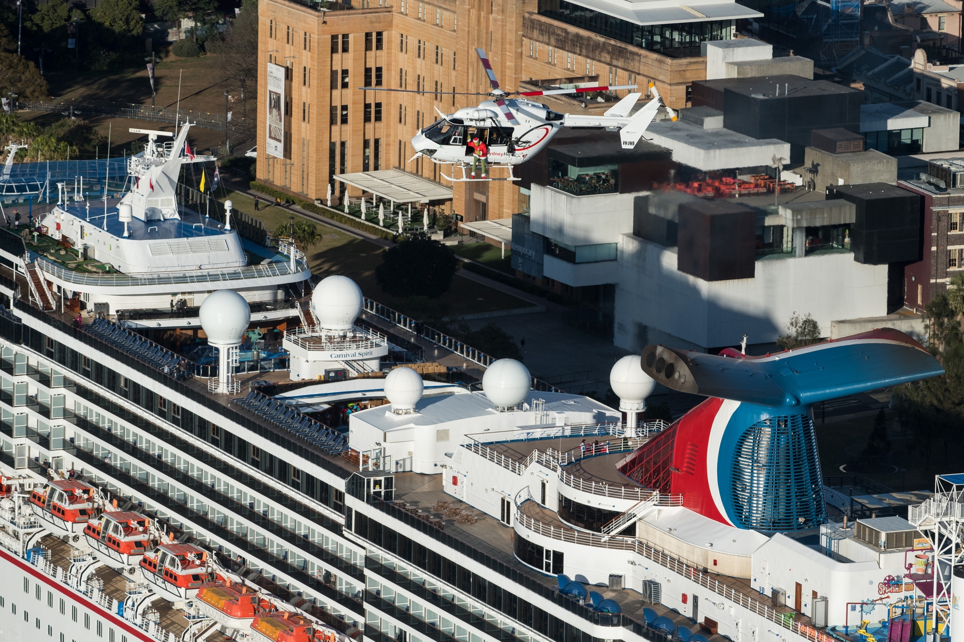 The Grinch on its way to steal the Christmas FUN from Carnival Spirit_5