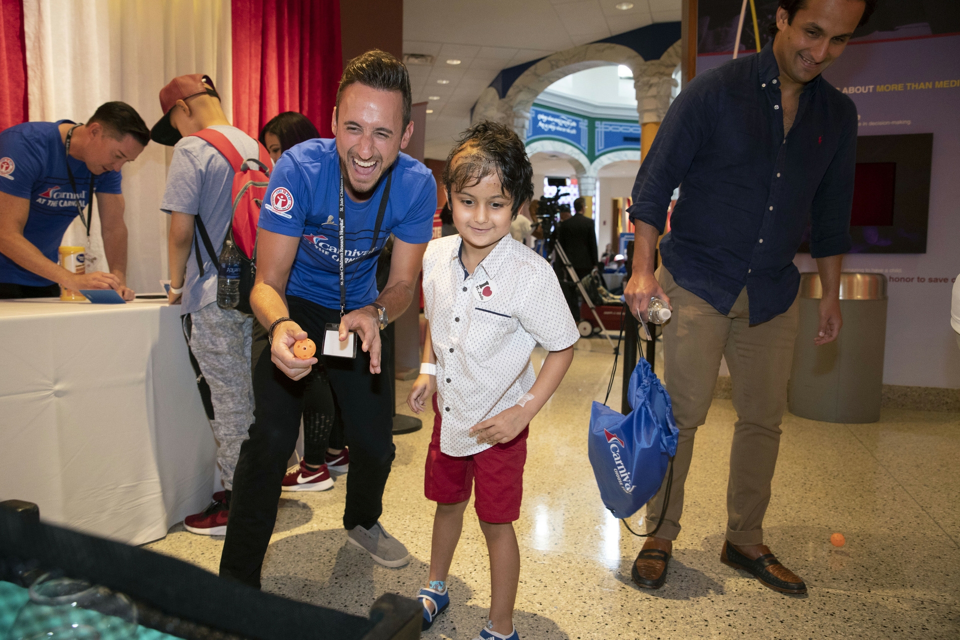 Carnival Day of Play patient event Wednesday, August 29, 2018.