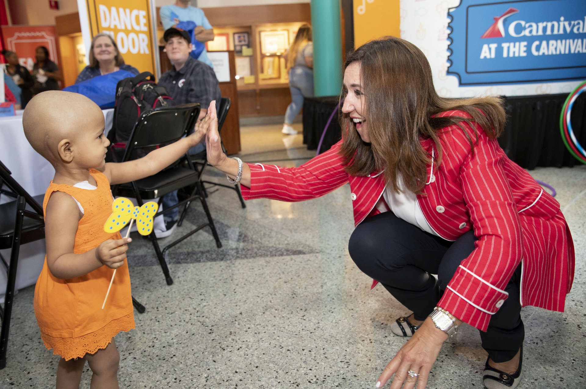 Carnival Day of Play patient event Wednesday, August 29, 2018.