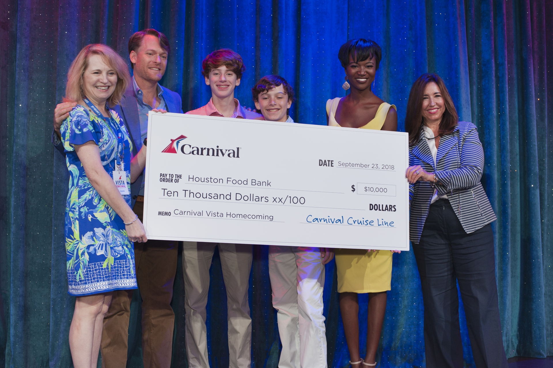 Carnival Vista Arrives at the Port of Galveston