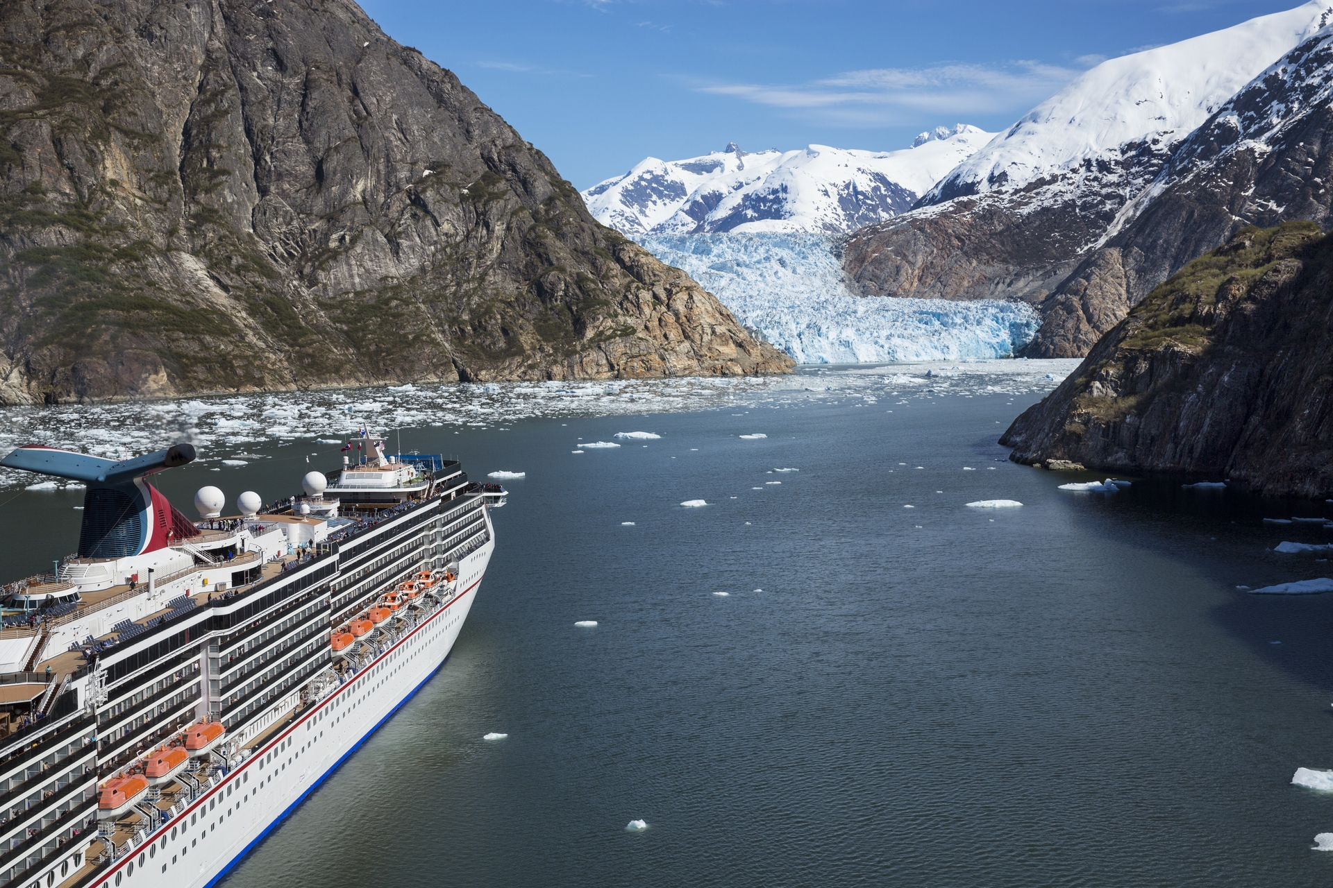 Carnival Miracle in Tracy Arm - Alaska