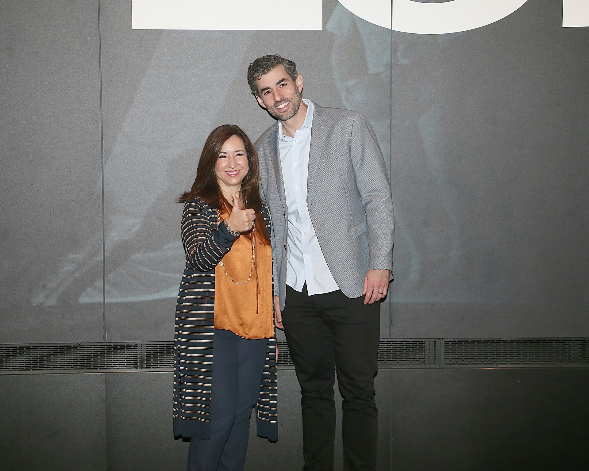 Christine Duffy and Sky Zone CEO Jeff Platt