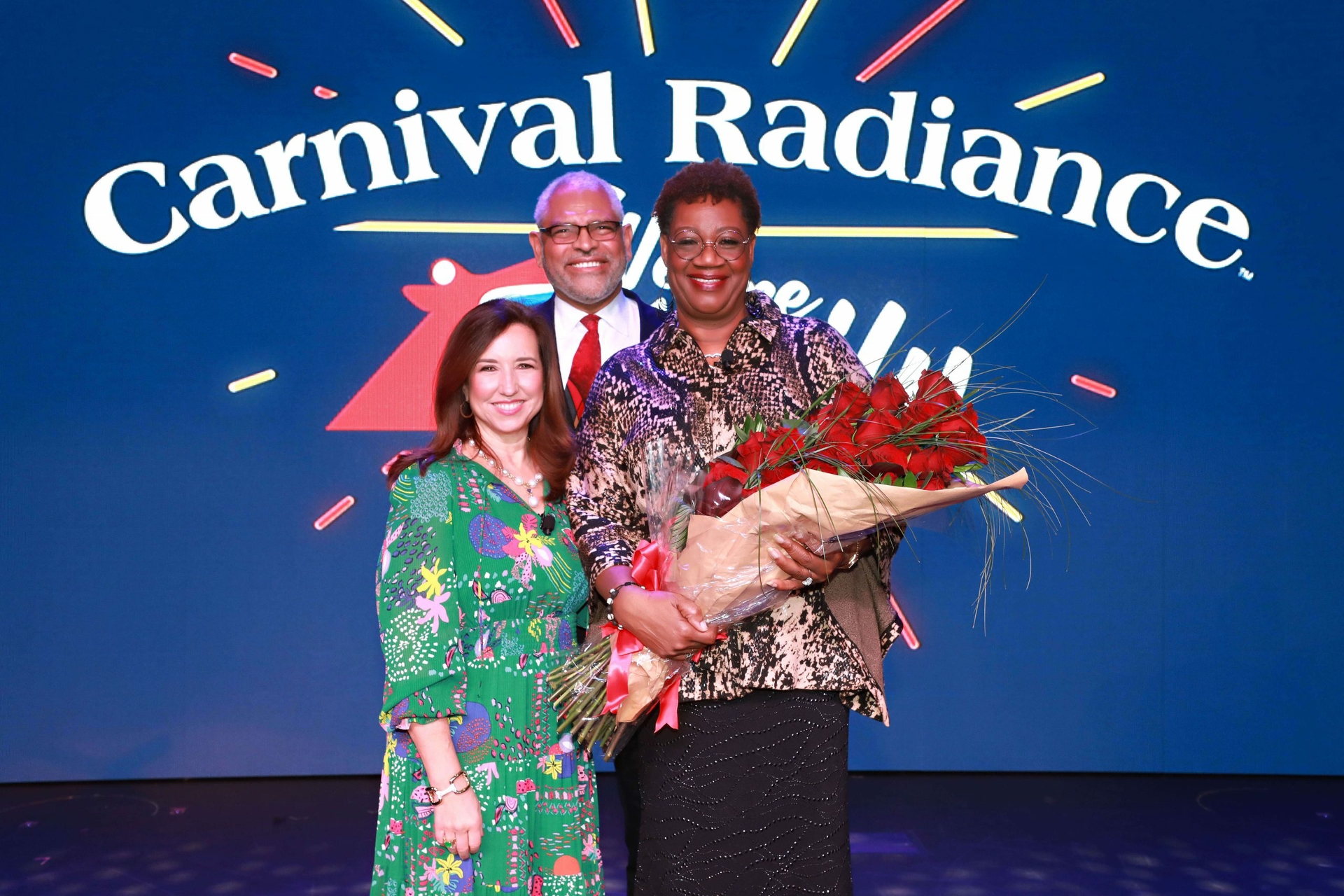 Carnival Cruise Line christened its newest ship Carnival Radiance last night in a naming ceremony in Long Beach, Calif., with the ship’s Godmother Dr. Lucille O’Neal and her son, Carnival Chief Fun Officer Shaquille O’Neal as featured guests of the event.