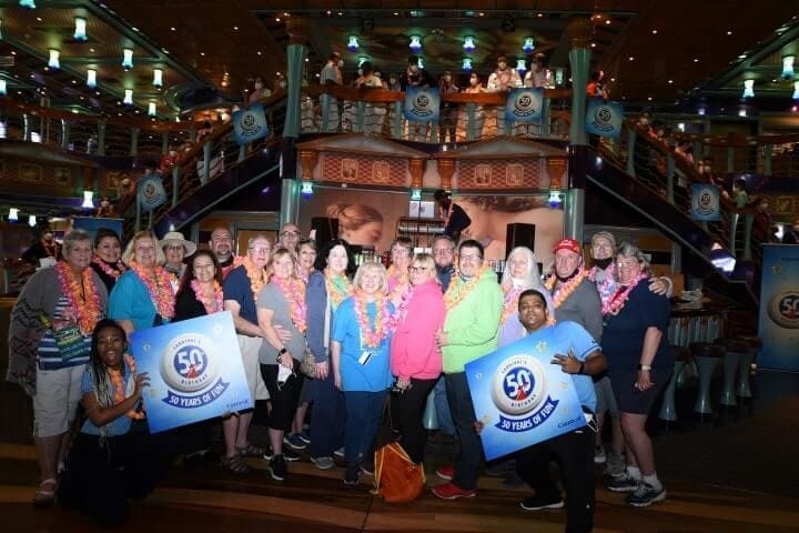 Carnival Miracle Sets Sail From Long Beach on First of Line's 50th Birthday Sailabrations Cruises.